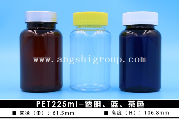PET225ml-Blue, transparent, tea